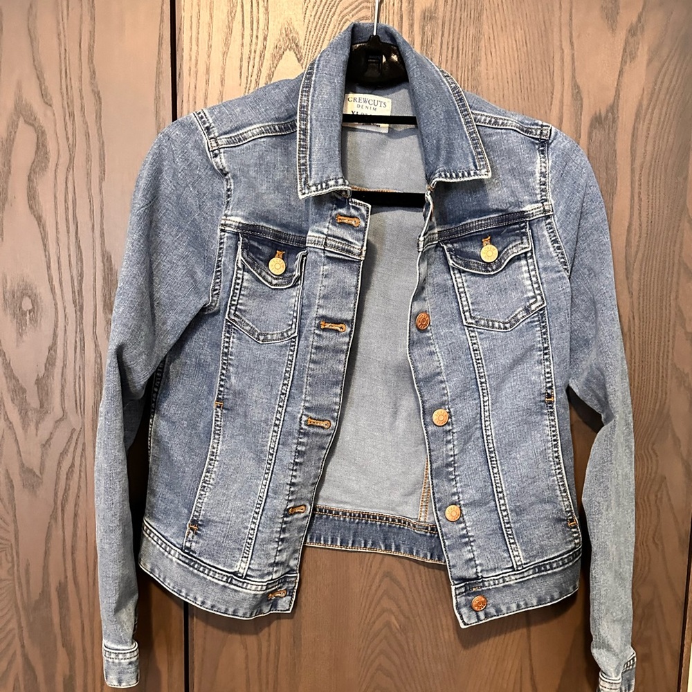 JCrew Crewcuts Girls XL (size 12-14) Denim Jacket